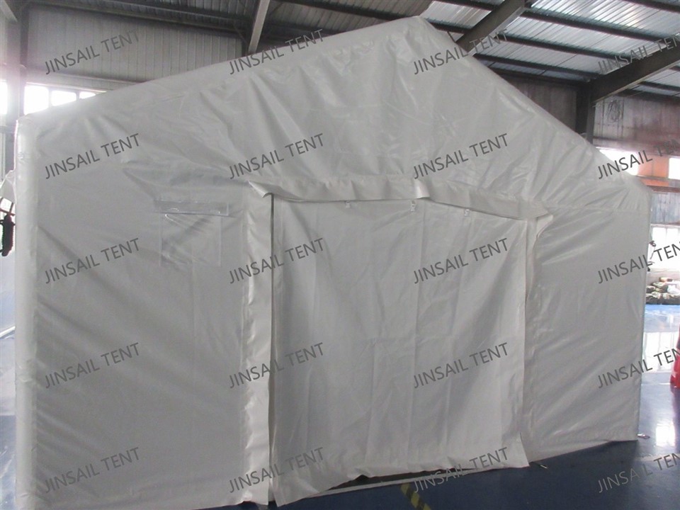 White 10-Person Low-Pressure Inflatable Tent